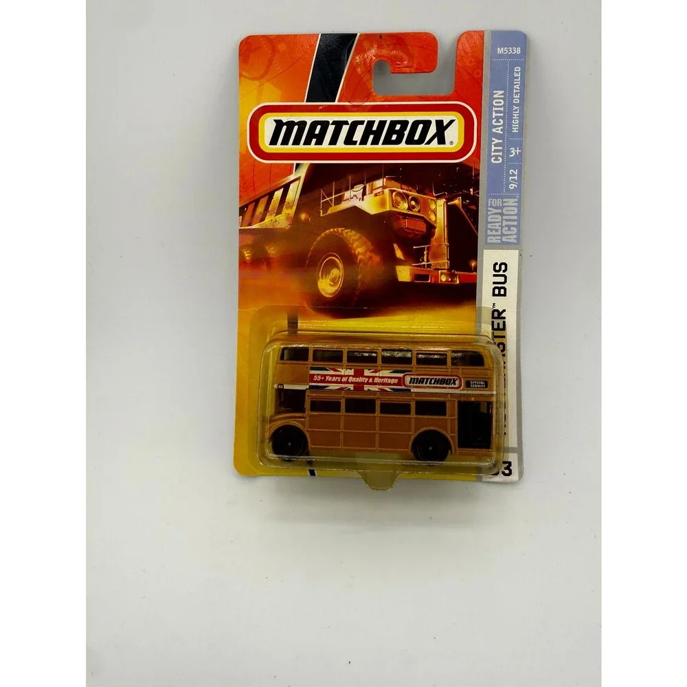 2008 Matchbox City Action Gold Routemaster Bus #53 55th Anniversary NIP
